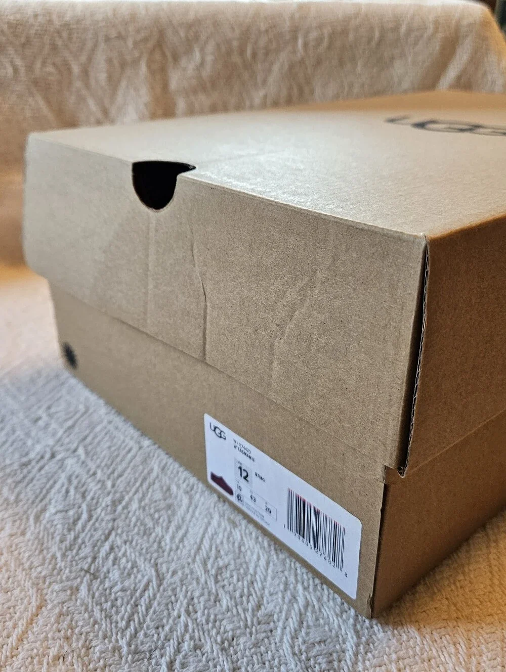 Empty Ugg Tasmin II Shoe Box Womens Size 12